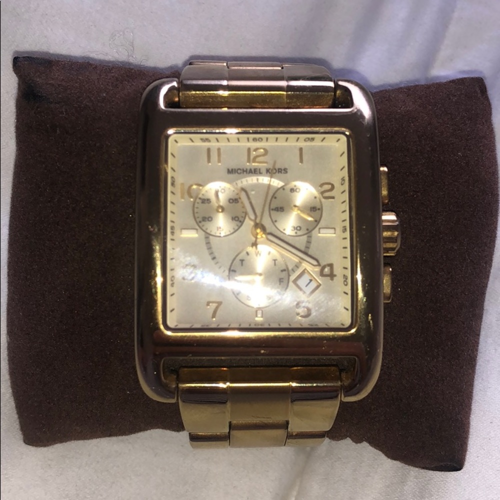 Michael Kors Gold watch.